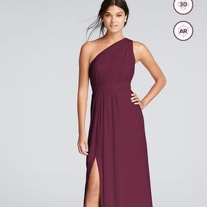 LIKE NEW David’s Bridal Wine Bridesmaid Dress